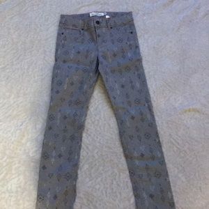 NWT H & M Girls Grey Denim Jeans Size 11-12